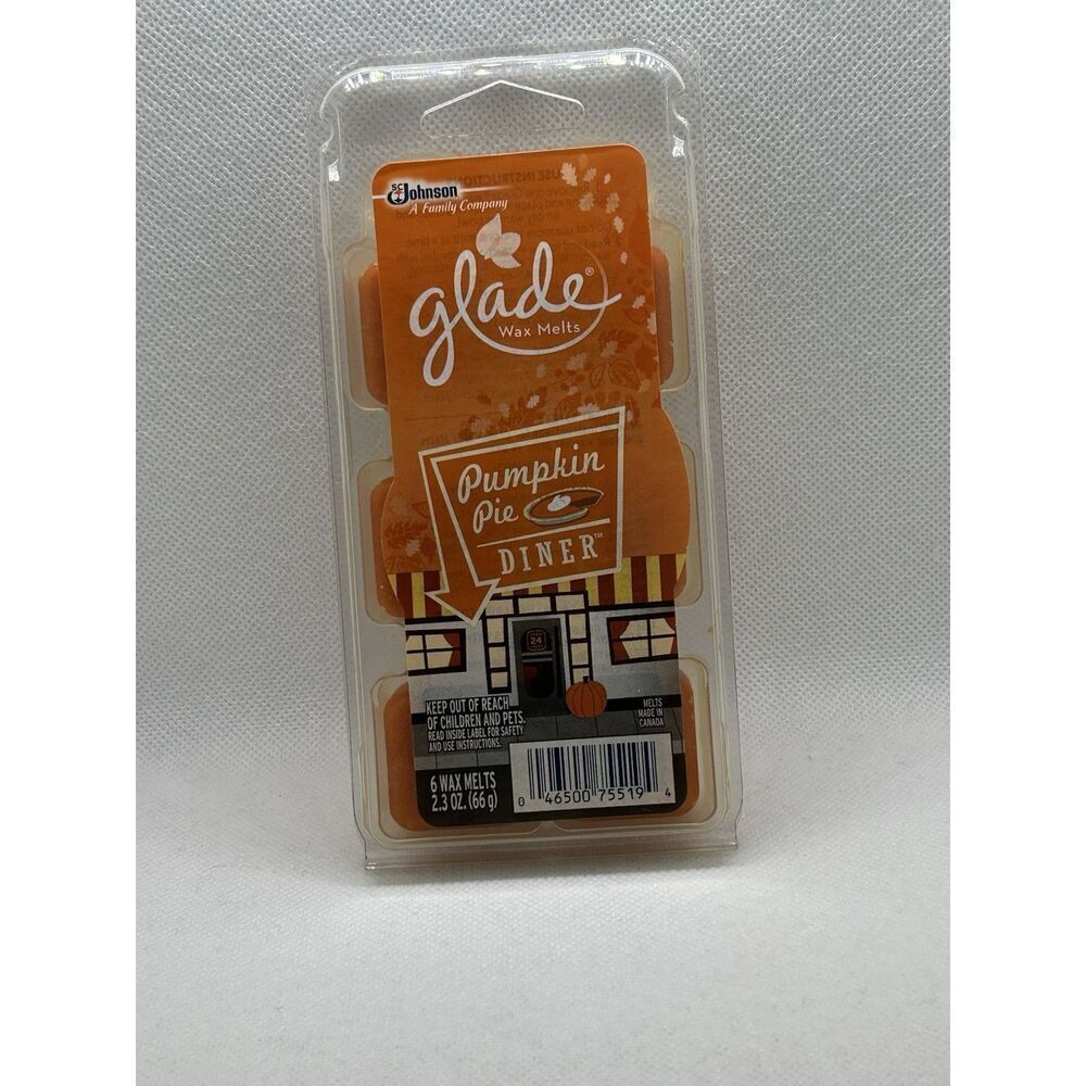 Glade Wax Melts Pumpkin Pie Diner - 6 Total Wax Melts